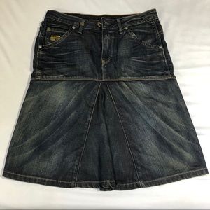 G-Star original raw denim skirt size 27
